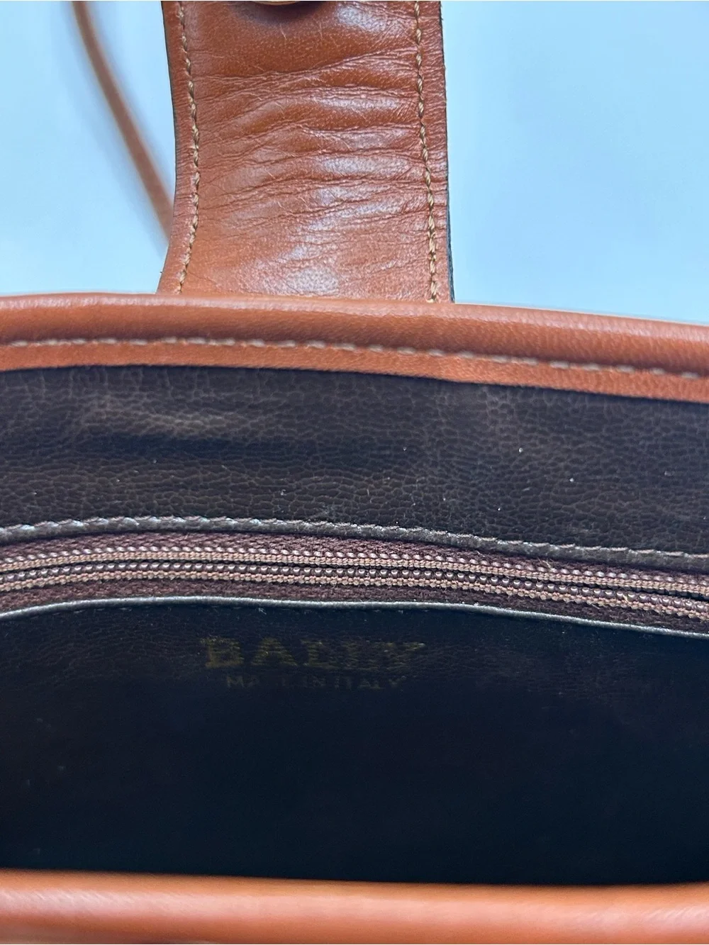 Bally Vintage B Embossed Monogram Crossbody Bag